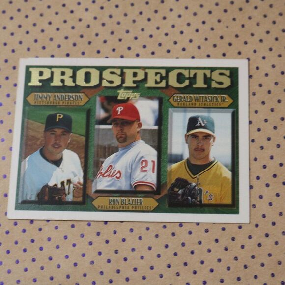 Topps Prospects #492 Baseball Card - Picture 1 of 2